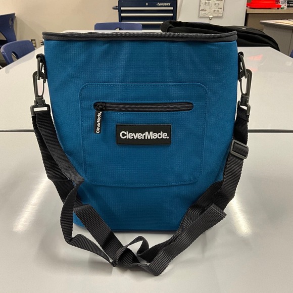 NWT Clevermade Multi Wine Bottle/Can Insulated Tote Strap Removable Ice Pack - Picture 10 of 15